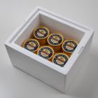 Six Pack Box of Blue Bell Ice Cream Pints