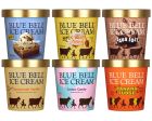 Six Pack Box of Blue Bell Ice Cream Pints