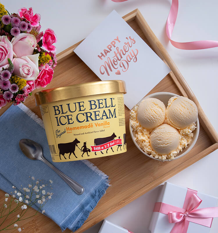 Blue Bell Ice Cream - The Perfect Gift Shipped Right to Her Door for Mother's Day