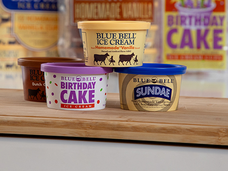 Ice cream blue bell sales